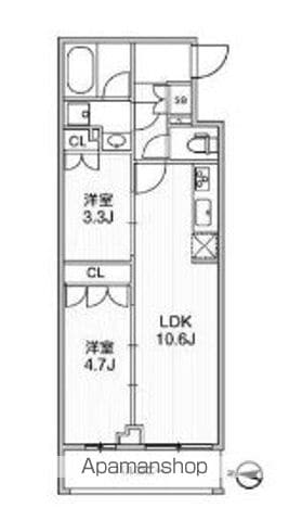 LIME RESIDENCE SHINAGAWA EASTの間取り写真