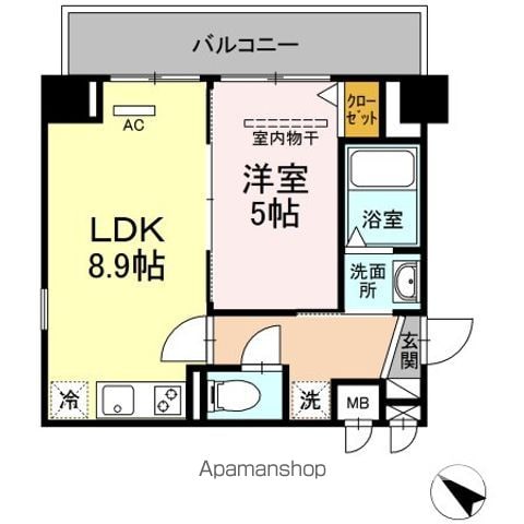 日野市多摩平のマンションの間取り