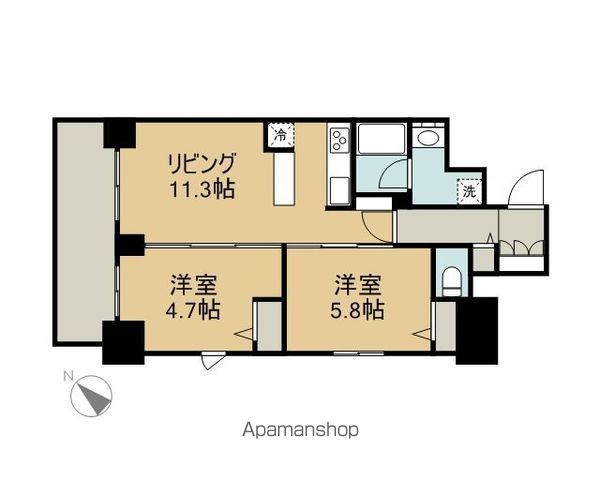 SーRESIDENCE葵IIの間取り写真