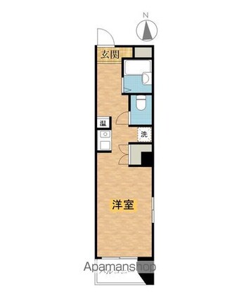 宮崎ビル[1R/21.2m2]の間取図