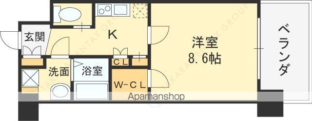 KAUNIS HIRANOの間取り写真