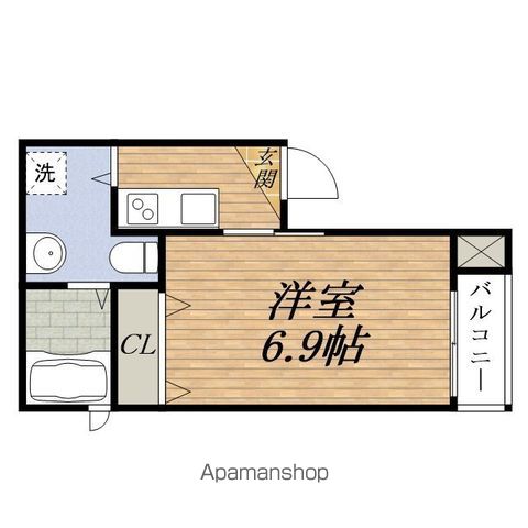 MANENT江坂町2丁目の間取り写真