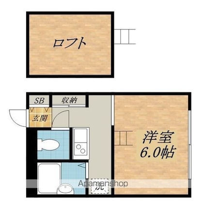 ＲＩＶＡＧＥ[1K/20.37m2]の間取図