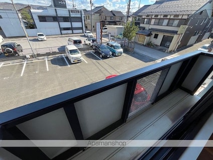 滋賀県彦根市本町１丁目[1K/17.62m2]のバルコニー