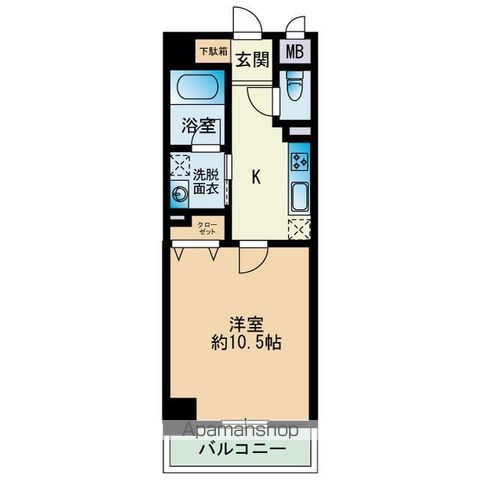 グランディール大濠の間取り写真