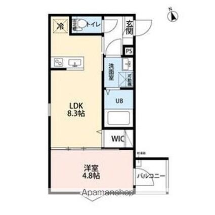 Ｋｅｒａｓｉａ（ケラシア）[1LDK/31.98m2]の間取図