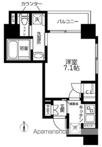 LIVE CASA早稲田の間取り写真