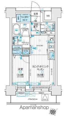 デュオステージ海老名IIの間取り写真