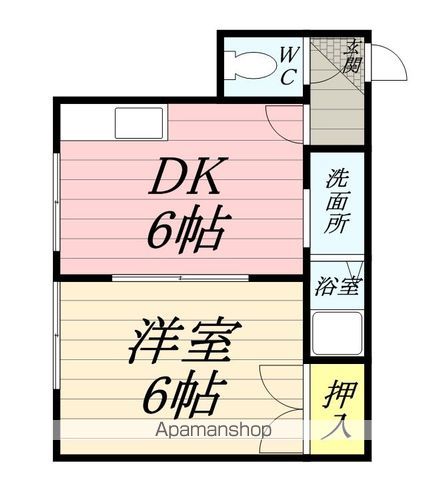 メゾンド白石の間取り写真