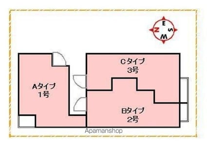 ライフコート湊町[1LDK/44.9m2]の配置図