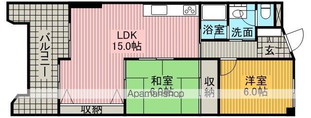 ラフォーレ末広の間取り写真