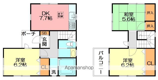 辻堂3丁目一戸建の間取り写真