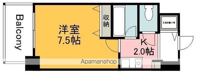 アムール祇園新橋の間取り写真