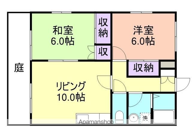 ハイムフューチャー[2LDK/65.03m2]の間取図