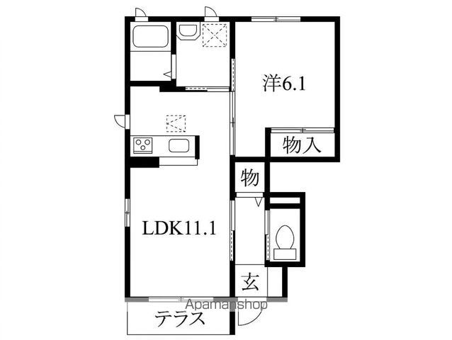 シャーメゾンNの間取り写真