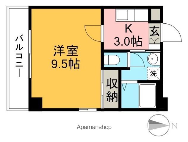 フォンテーヌ昭和町の間取り写真