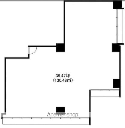 ミルコ那覇前島ビル[事務所/130.48m2]の間取図