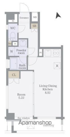 藤和シティスクエア練馬の間取り