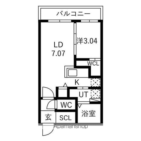 CONFIA KITA21JYOの間取り写真