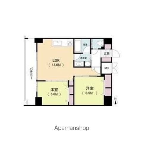 ルネフラッツ松屋町駅前の間取り写真