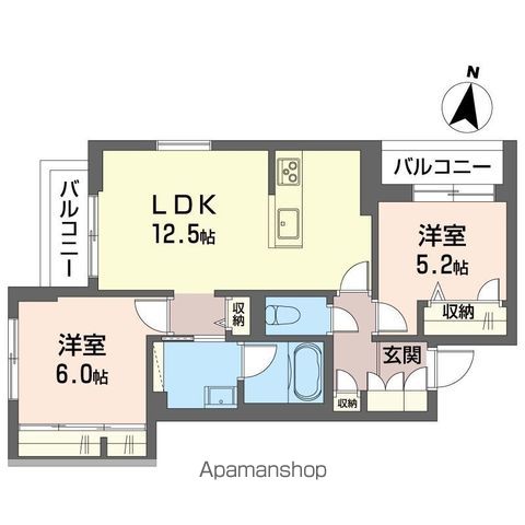 アルテシアの間取り写真