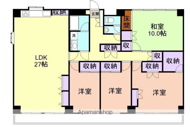 【和歌山市土入のマンションの間取り】