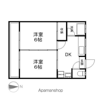 長野県長野市大字高田[3DK/52.99m2]の間取図