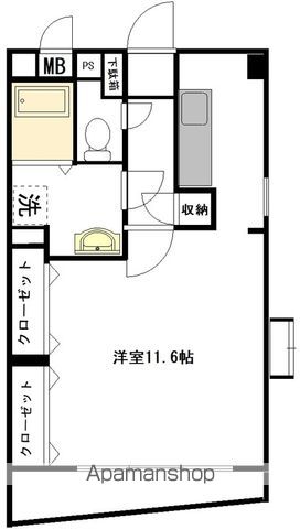 【昭島市緑町のマンションの間取り】