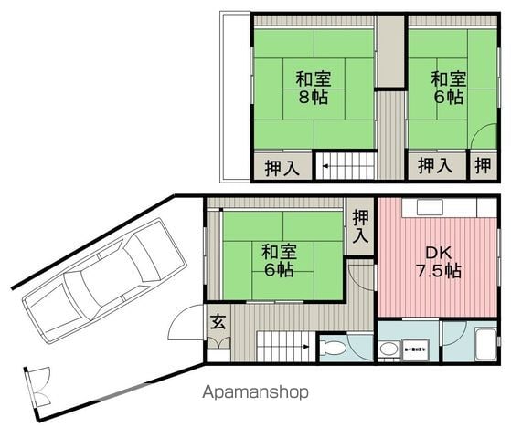 間取り：227103608368