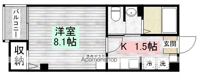 間仁田ビルの間取り写真