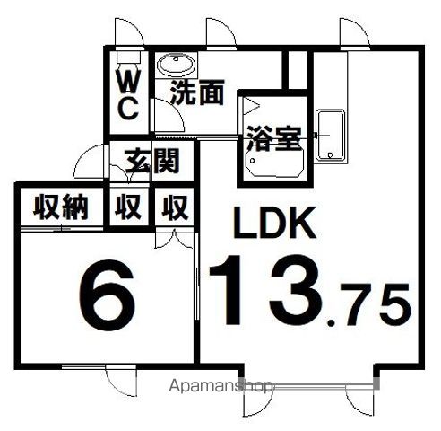 鈴木マンションC棟の間取り写真