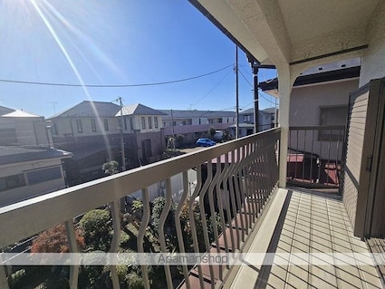 草花貸家[3LDK/73.53m2]のバルコニー