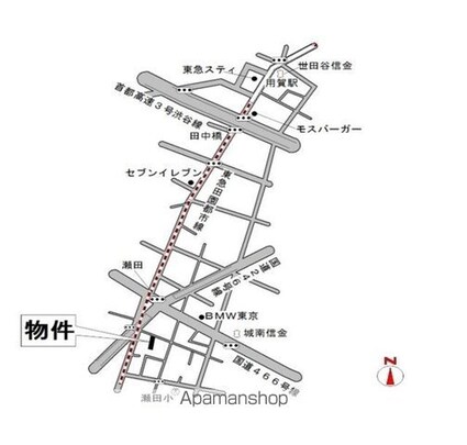 コート瀬田[1LDK/48.64m2]の共用部