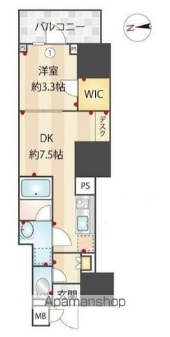 ZOOM信濃町の間取り写真