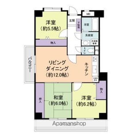 レジデンス御器所スクエアの間取り写真