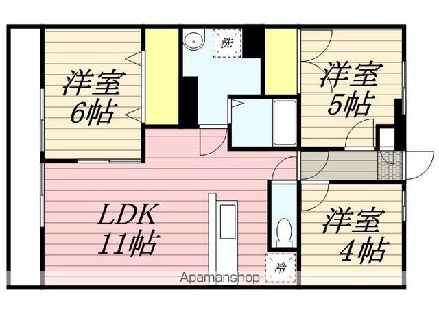 パークハウス梶野の間取り