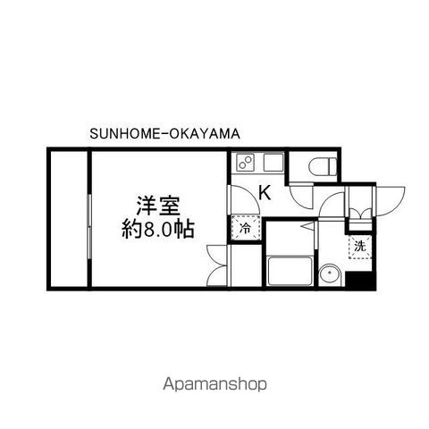 ルラシオン岡山奉還町の間取り写真