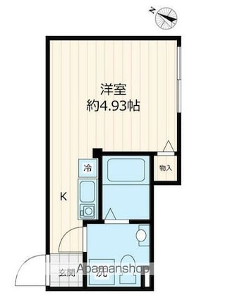 ＭＡＨＡＬＯ　ＴＥＲＲＡＣＥ　練馬春日町[1R/16.01m2]の間取図