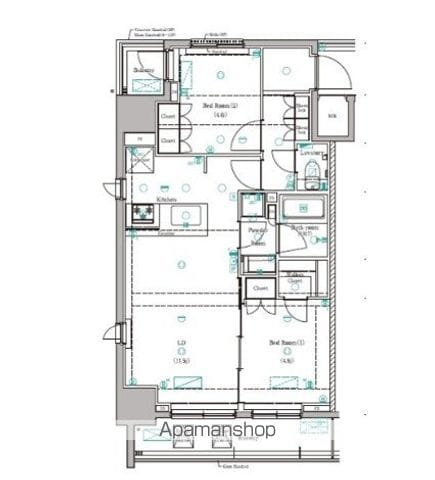 DIPS赤羽RESIDENCEの間取り写真