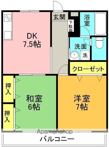エクセレントコンフォートの間取り写真