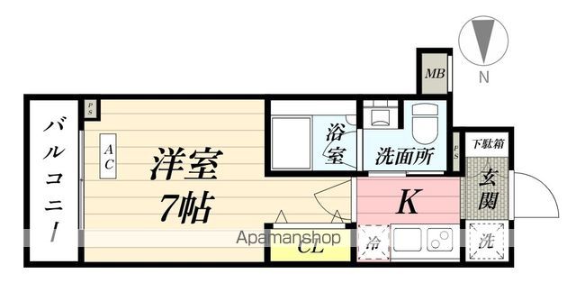MAXIV CROS横浜大口通の間取り写真