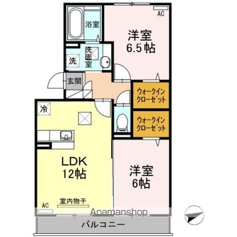 ブランネージュ A棟の間取り写真