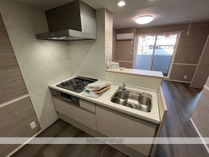 ビオット彦根　Ｂ棟[1K/30.3m2]のキッチン