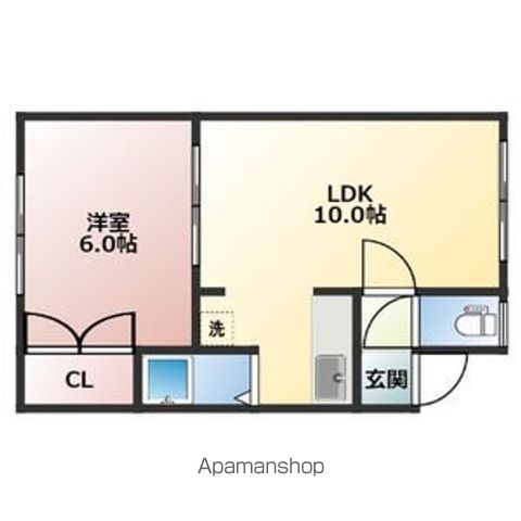 エバメゾン北郷の間取り写真