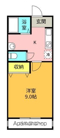 ラージワンコートの間取り写真