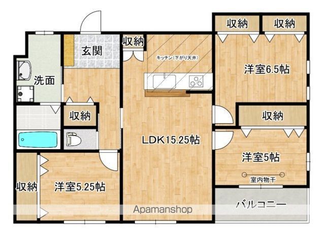EAGLE HILL江波の間取り写真