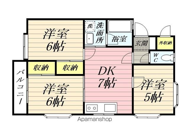 グランドメゾンシブヤ2号棟の間取り写真