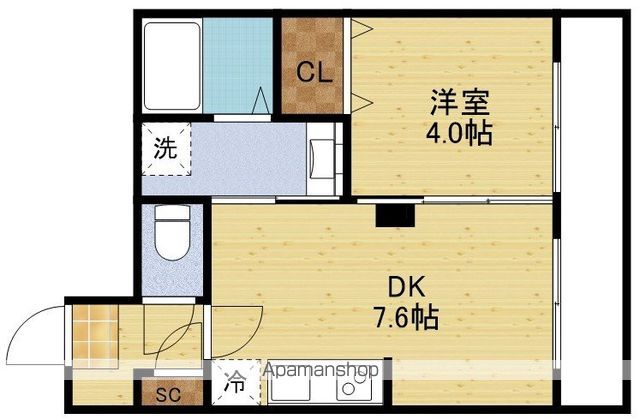 CITY西三国の間取り写真
