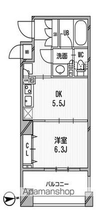 アーデン神保町[1DK/31.07m2]の間取図