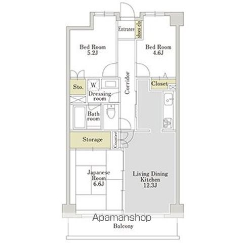 アーバンパーク三ツ池公園Ｓの間取り